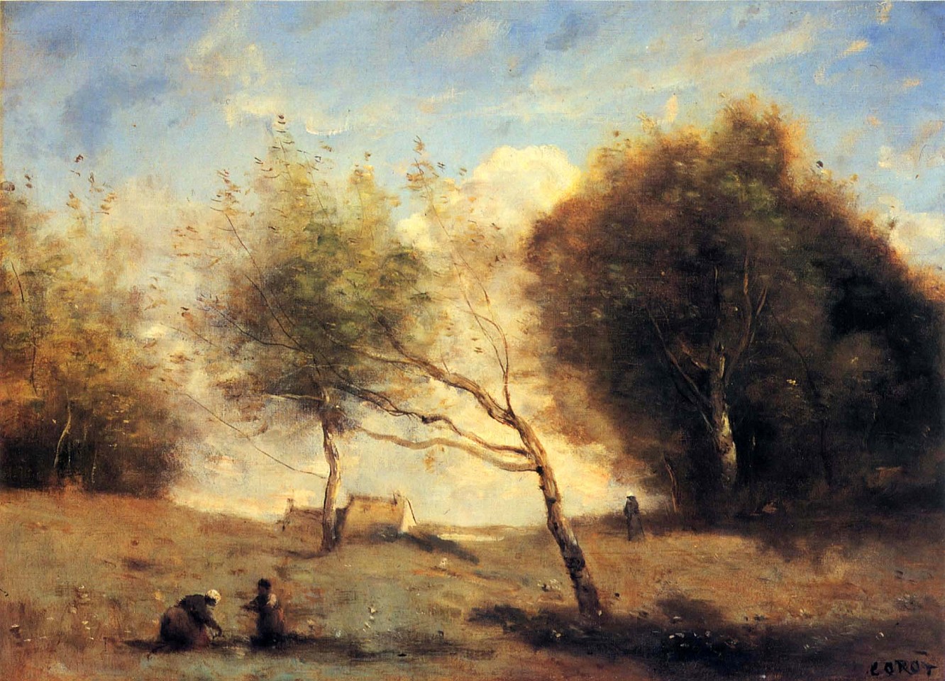 Jean Baptiste Camille Corot, Les Prés de la Petite Ferme
1860-1870, Oil on canvas